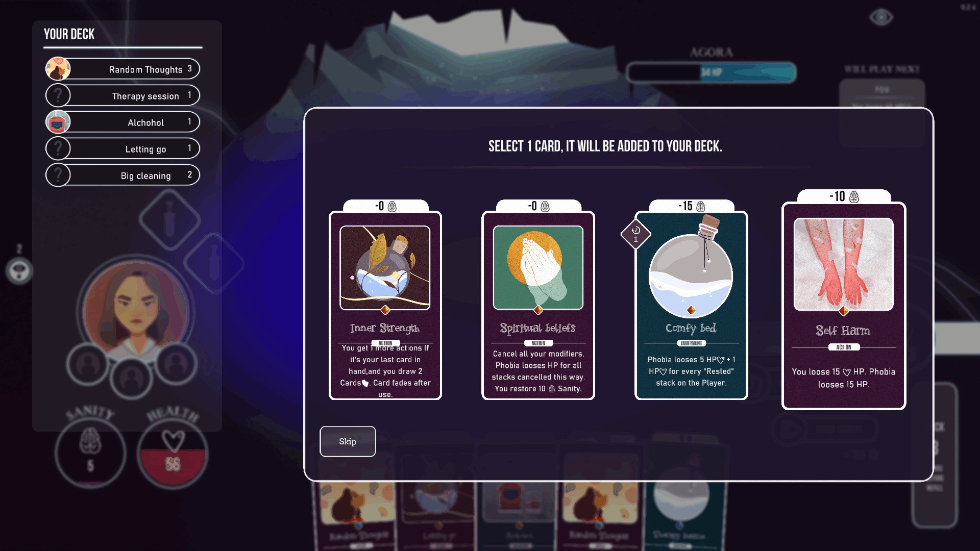 Neurodeck: Psychological Deckbuilder