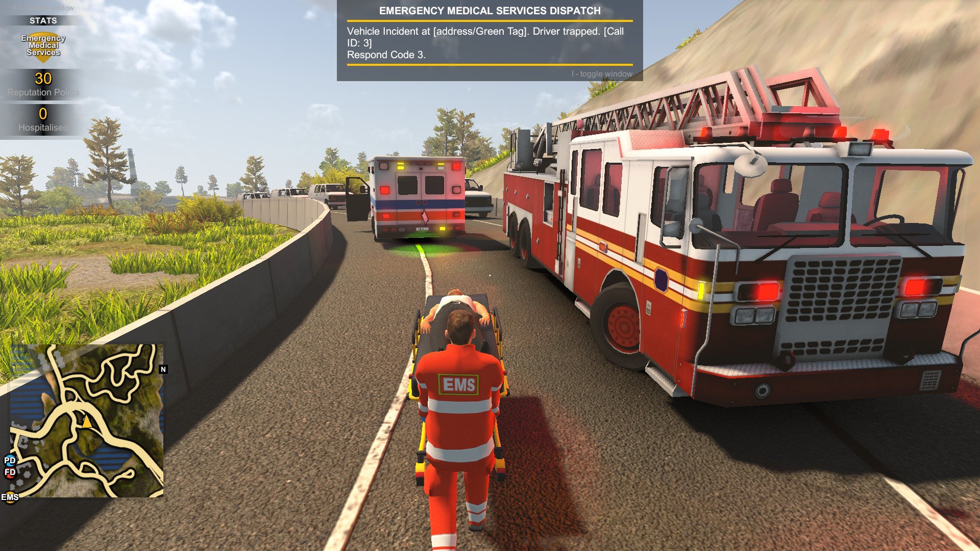 Flashing Lights - Police Fire EMS