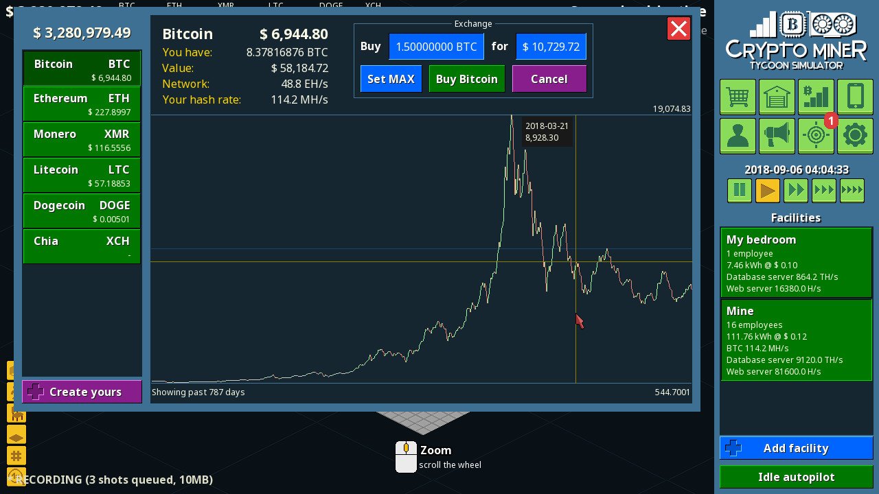 Crypto Miner Tycoon Simulator