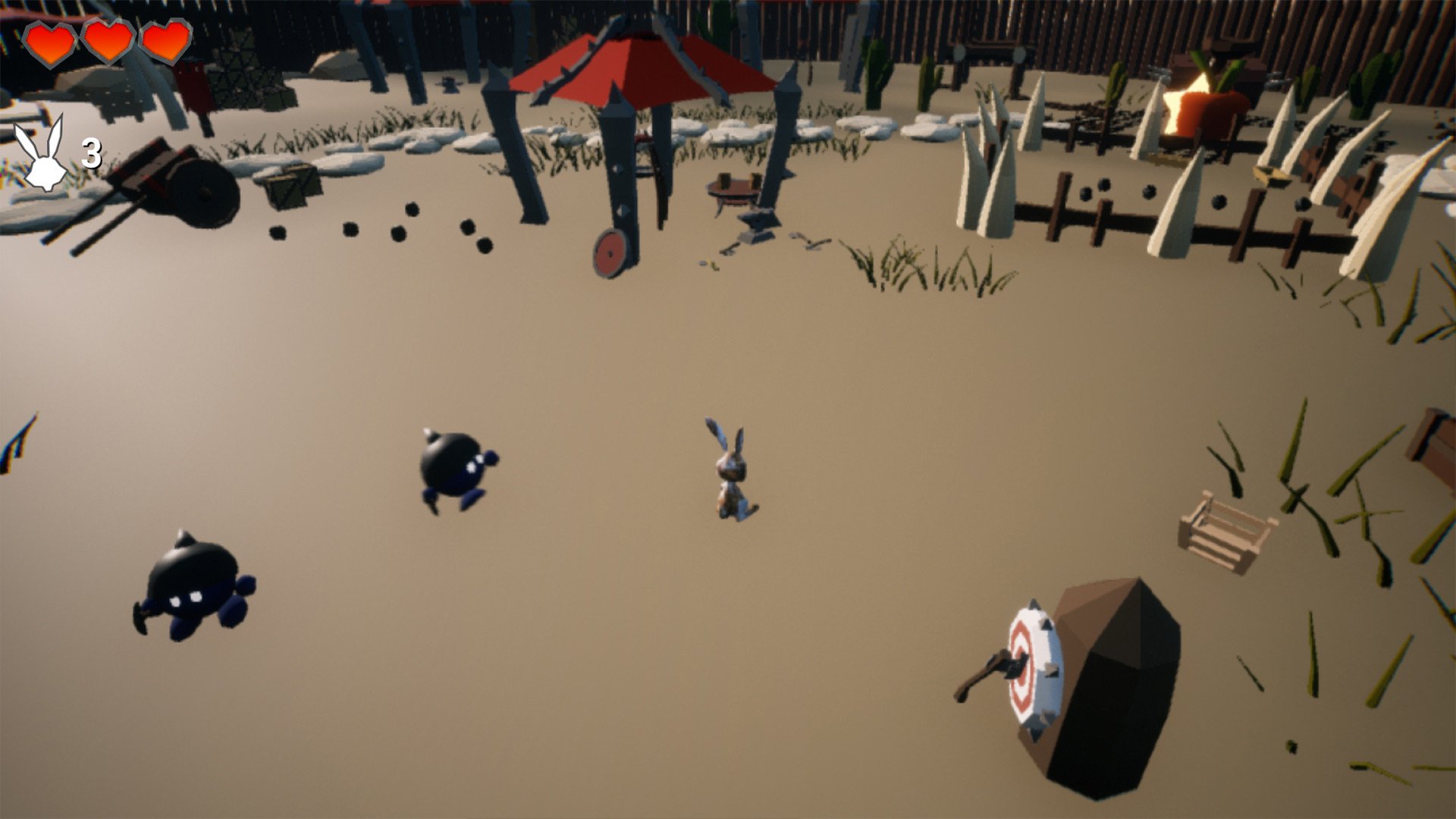 Angry Bunny 2 Lost hole