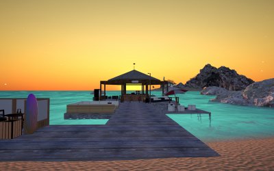 Beach Club Simulator 2024