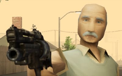 Grandpa High on Retro