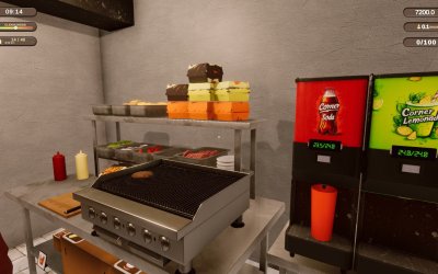 Corner Kitchen Fast Food Simulator