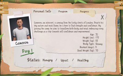 Gym Camp Simulator