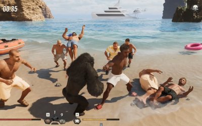 Gorilla Vs 100 Men