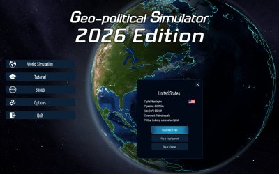 Geo-Political Simulator 2026 Edition