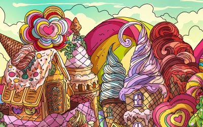 100 Candy Cats