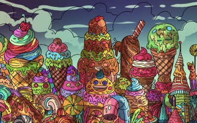 100 Candy Cats