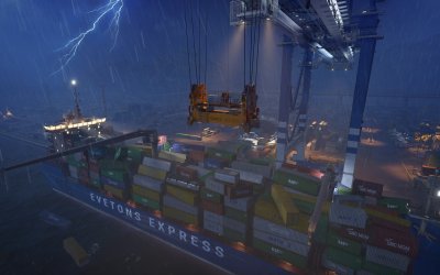 Docked