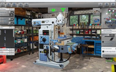 Milling Machine Simulator 3D
