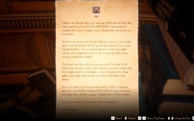 Librarian: Tidy Up the Arcane Library!
