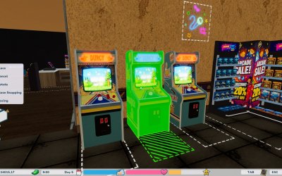 Retro Arcade Shop Simulator