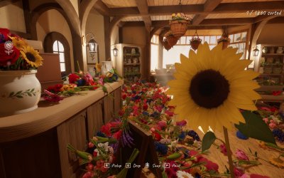 Tidy Up the Flower Shop